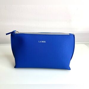 🌸New La Mer blue makeup/cosmetic bag🌸